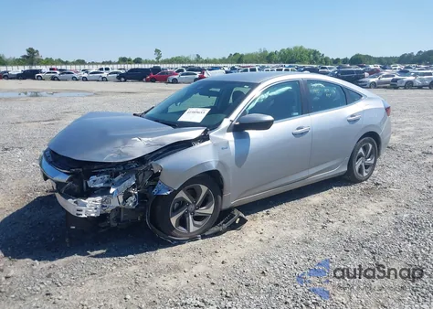 2019 Honda Insight Ex from USA, damaged, VIN 19XZE4F55KE030124